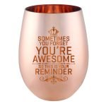 Thank You, Inspirational Wine Glass for women 4